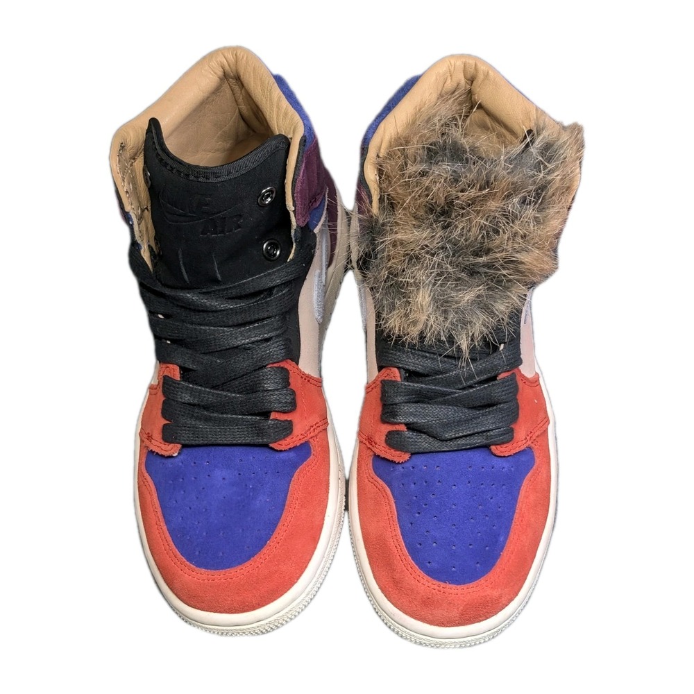 Nike Air Jordan 1 Aleali May Court Lux Suede High Top Sneakers BV2613-600 Mens 6